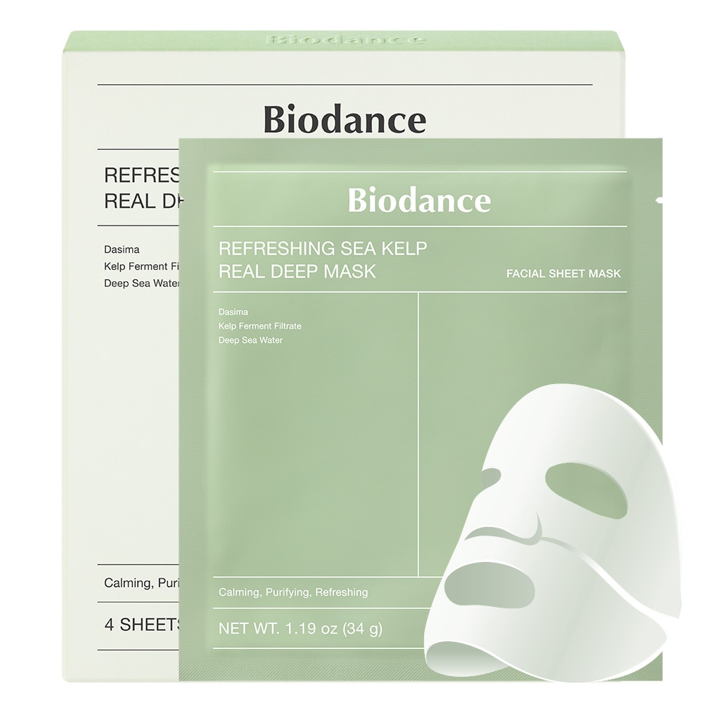 REFRESHING SEA KELP REAL DEEP MASK (MASCARILLA FACIAL REFRESCANTE)